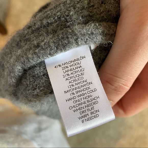 Loft Ann Taylor Grey Wool Cardigan - Picture 4 of 7